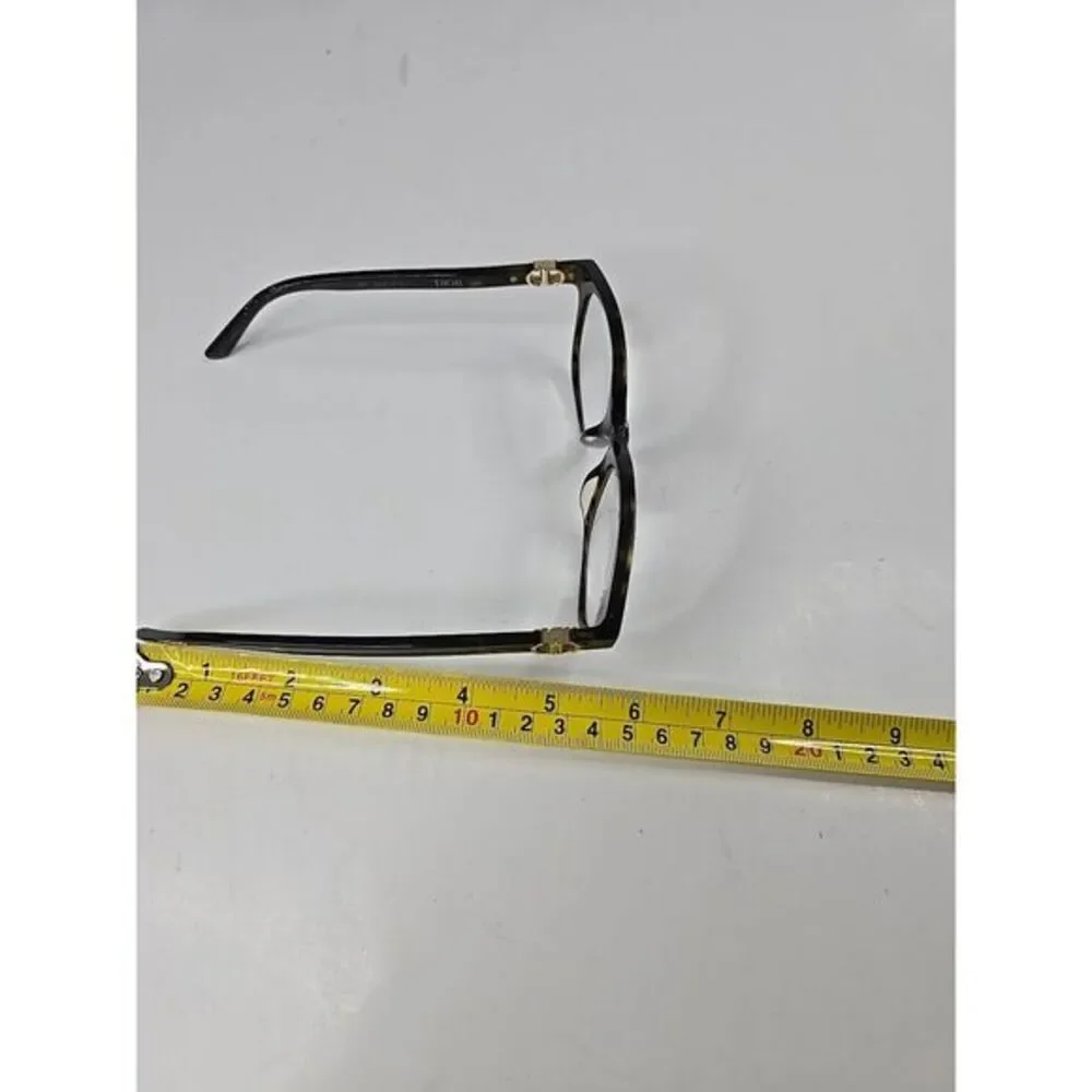 $390 DIOR 30Montaigne Mini SI Brown Rectangular Eyeglasses 50 18‎ 135 W A 4 1.1